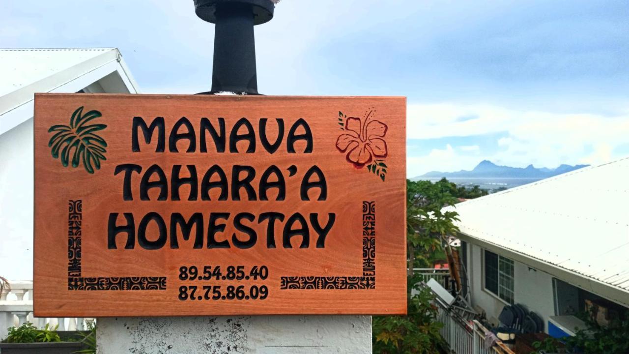 Manava Tahara'A Home Stay Mahina Zewnętrze zdjęcie